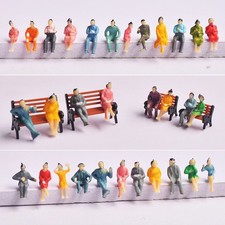 Realistic Painted Figures Pack of 100 for Enhancing Model Train Experiences