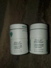 2 Set StickUp White Coconut Deodorant .75 Oz Primal Life Organics Exp 2026/2027