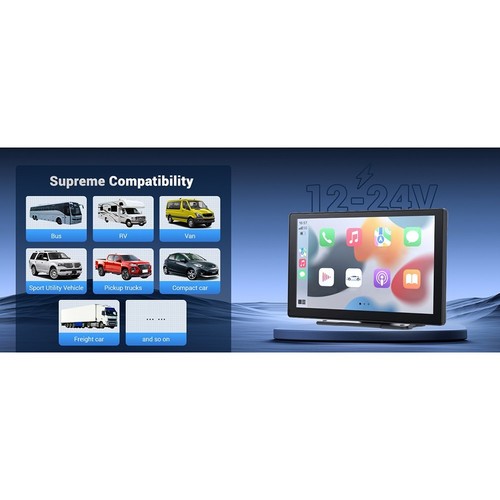 Wireless 9 Inch For Carplay & For Android Auto Navigation System for Drivers - Picture 6 of 11