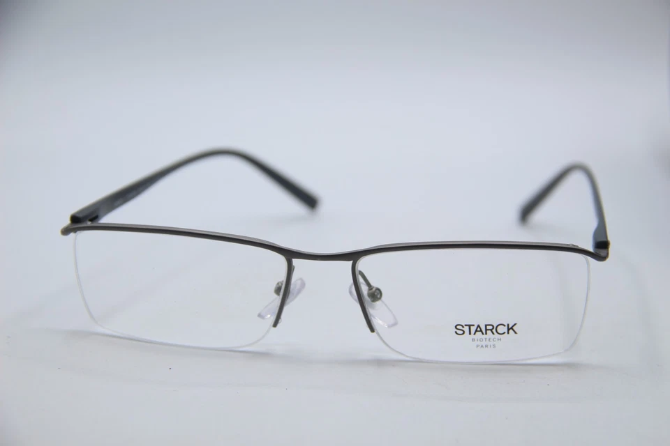 NUEVAS GAFAS STARCK EYES SH 2067-T 0003 GRISES AUTÉNTICAS CON ESTUCHE 57-17 Foto 2 de 4