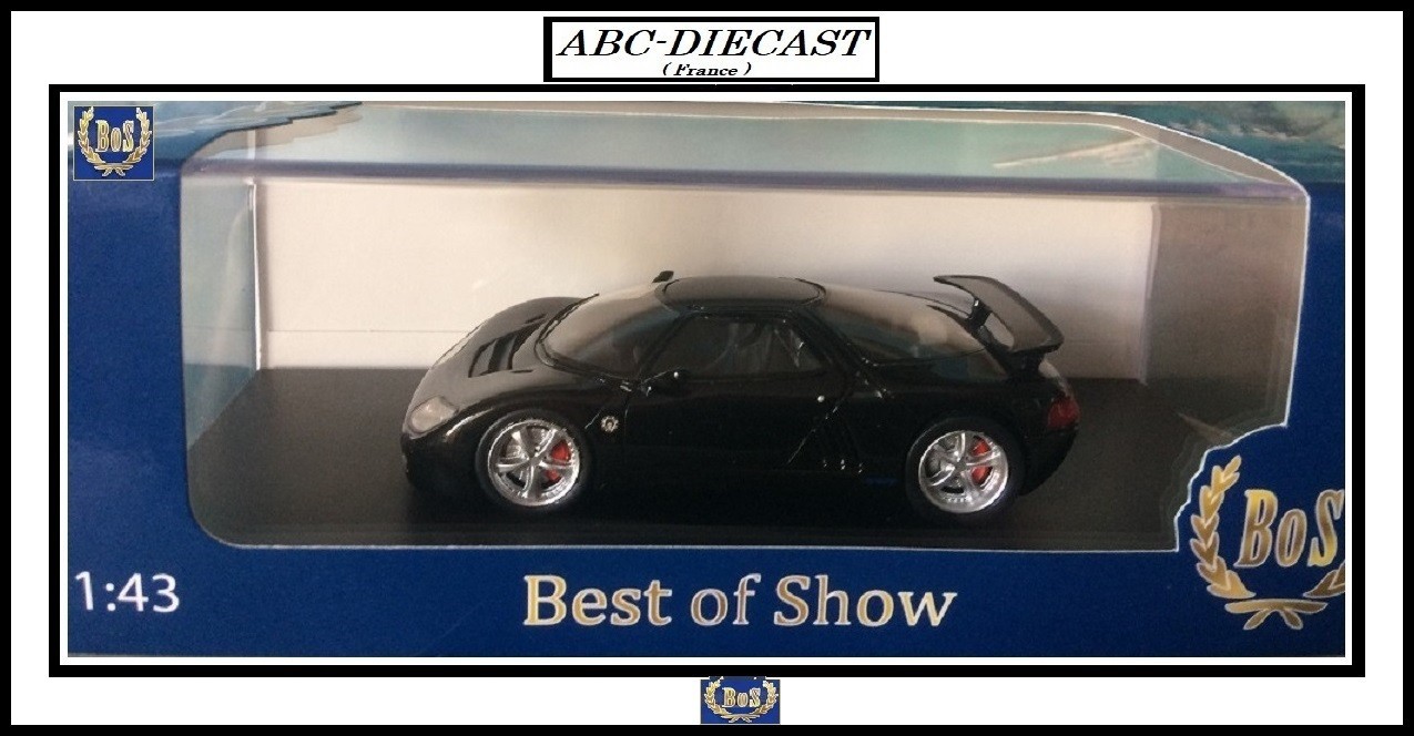 Lotec Sirius 2001 noir métal 1:43 BoS 43191 - Miniature auto pour enrichir une collection thématique