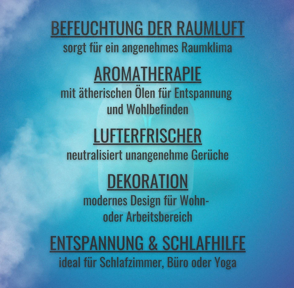 USB Luftbefeuchter SET (Diffusor) für Aroma Ätherisches Öl - Bild 4 von 4