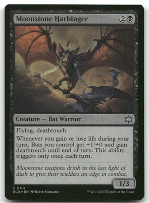 Moonstone Harbinger #101 (Foil) (NM) Bloomburrow BLB Magic MTG