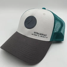 Steamboat Colorado Trucker Hat Gray White And Teal Mesh By Already Design Co