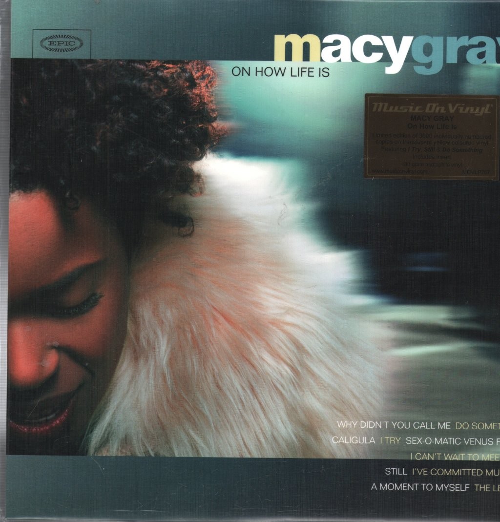 Music On Vinyl Unisex Gray/Yellow Macy On How Life Is - 180 Gram Translucent Vinyl - Numbered Edition Uk Vinyl Lp Album Record Movlp767 2026 Audiophile - Image 2