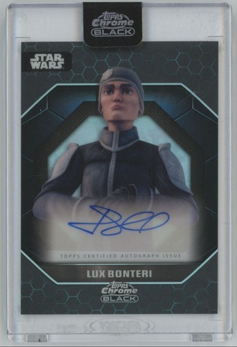 2024 Topps Chrome Black Star Wars Lux Bonteri Auto #ALS-JG A34