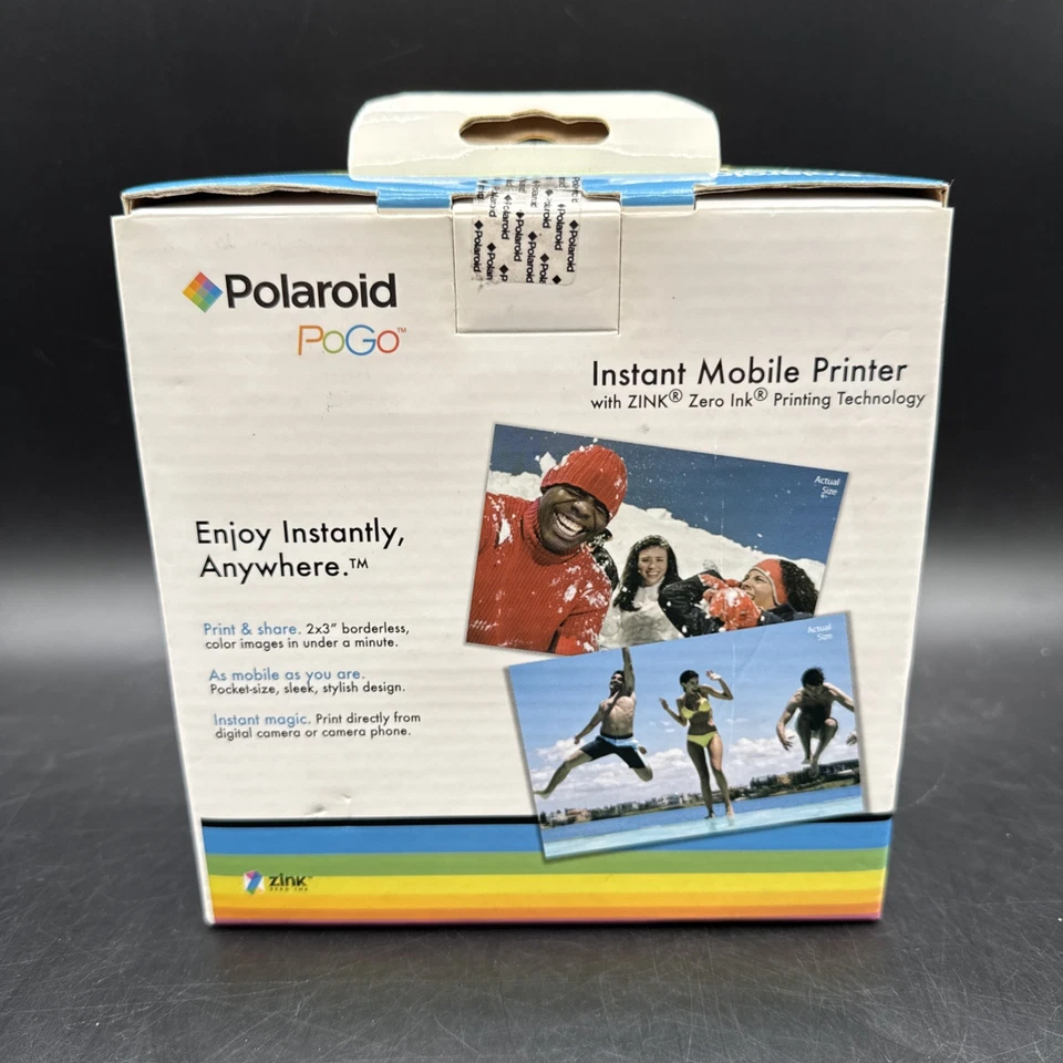 Polaroid CZA-20011B PoGo Instant Mobile Thermal Printer SEALED - Image 2 of 4
