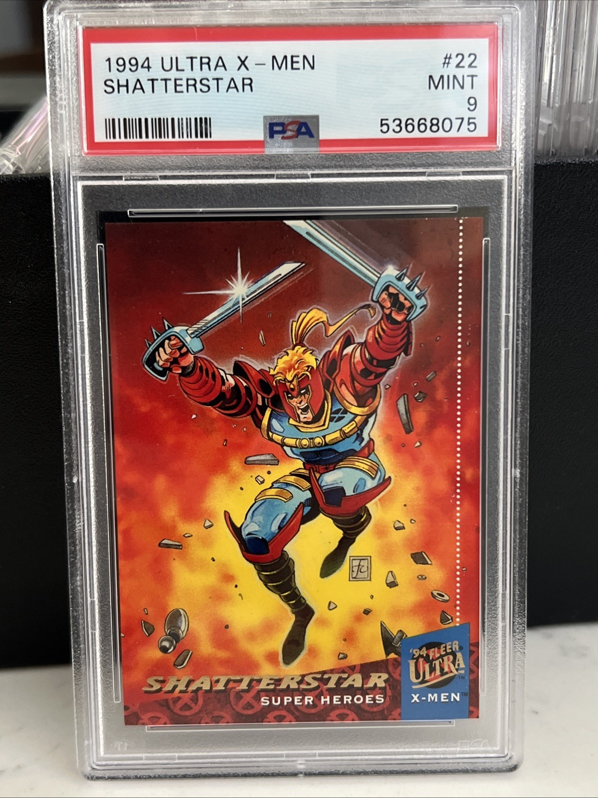 Shatterstar #22 (Marvel 1994 Ultra X-Men) PSA 9 Rare POP 4 - 2 HIGHER