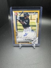 2021 Bowman - Paper Prospect Autographs DJ Gladney #PAPR-DG Gold Border /50 (AU,