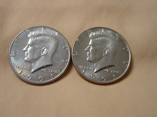 1991 D & P Kennedy Half Dollars from BU Bank Rolls NICE COINS! Free S&H!