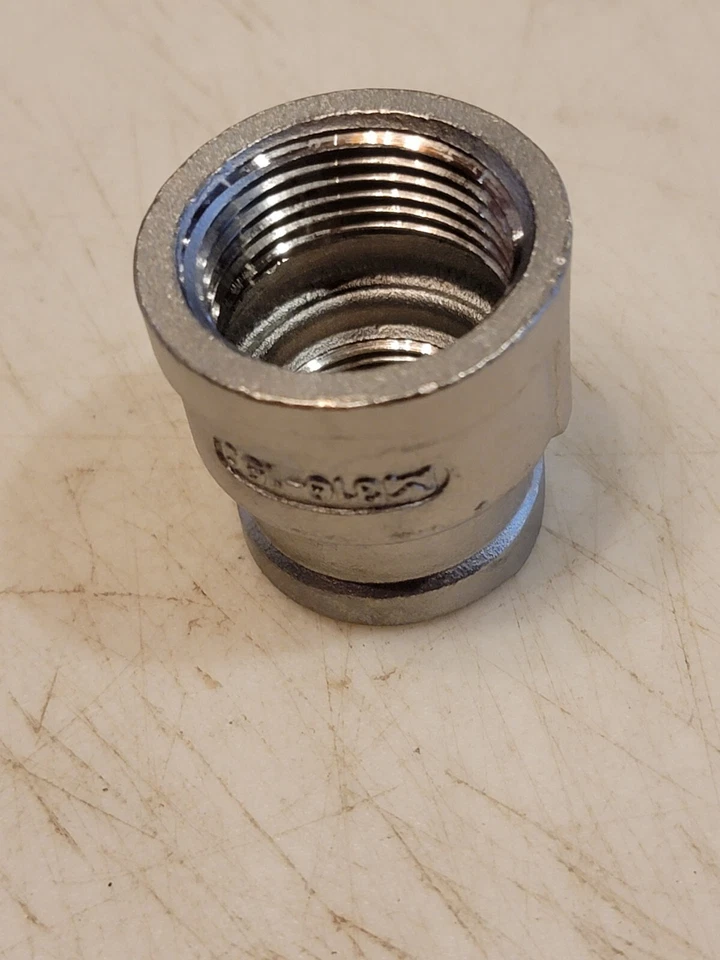 1" X 3/4" PIPE FITTING 316 SS REDUCING Nipple, 150#, NPT/NPT. Sw63 - Image 4 of 4