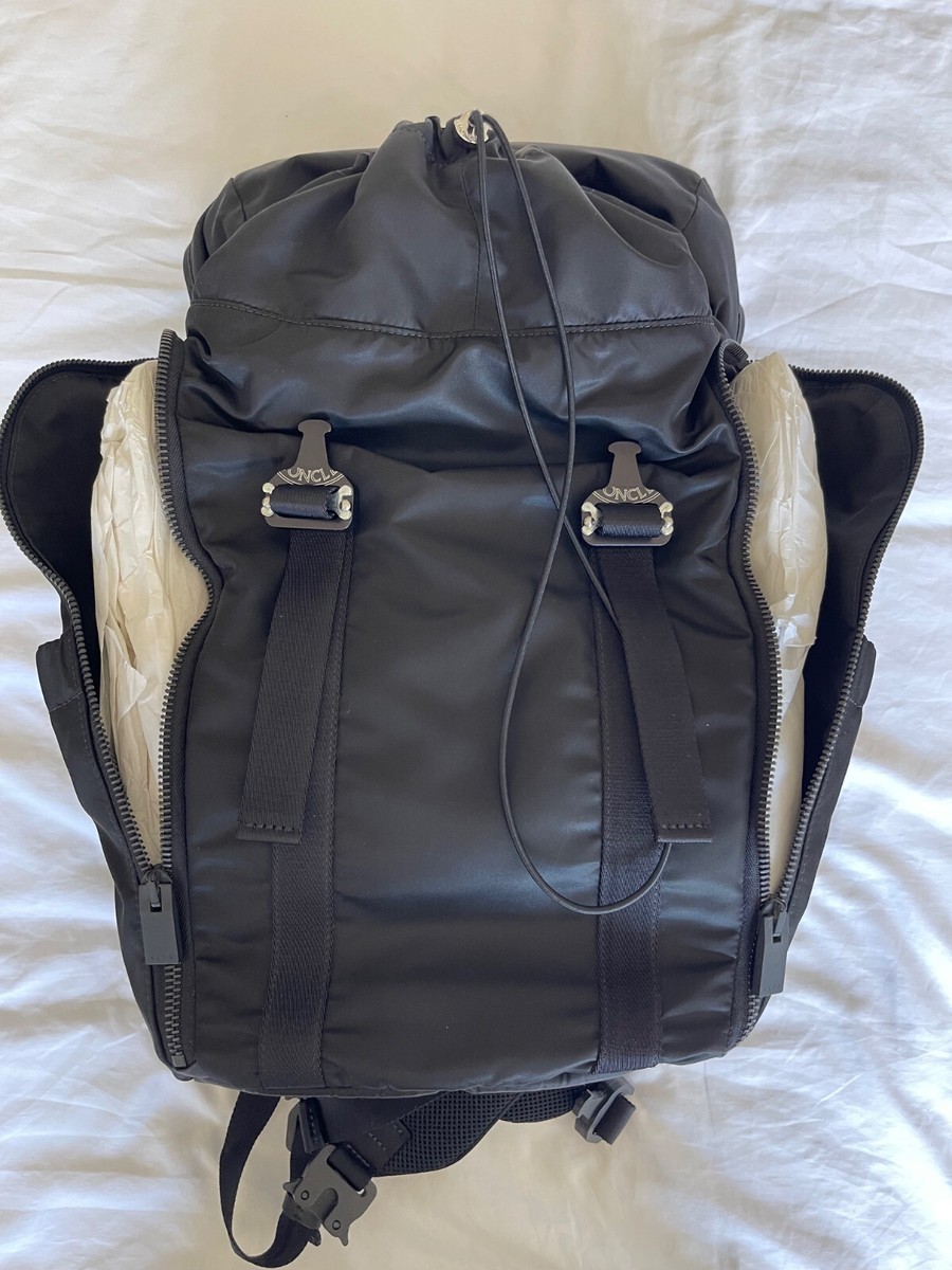 MONCLER GENUIS 6 x 1017 ALYX 9SM Black Double Buckle Backpack | eBay