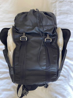 MONCLER GENUIS 6 x 1017 ALYX 9SM Black Double Buckle Backpack | eBay