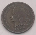 1906 INDIAN HEAD PENNY CENT CHEAP! FREE SHIPPING CIRCULATED & NOT GRADED