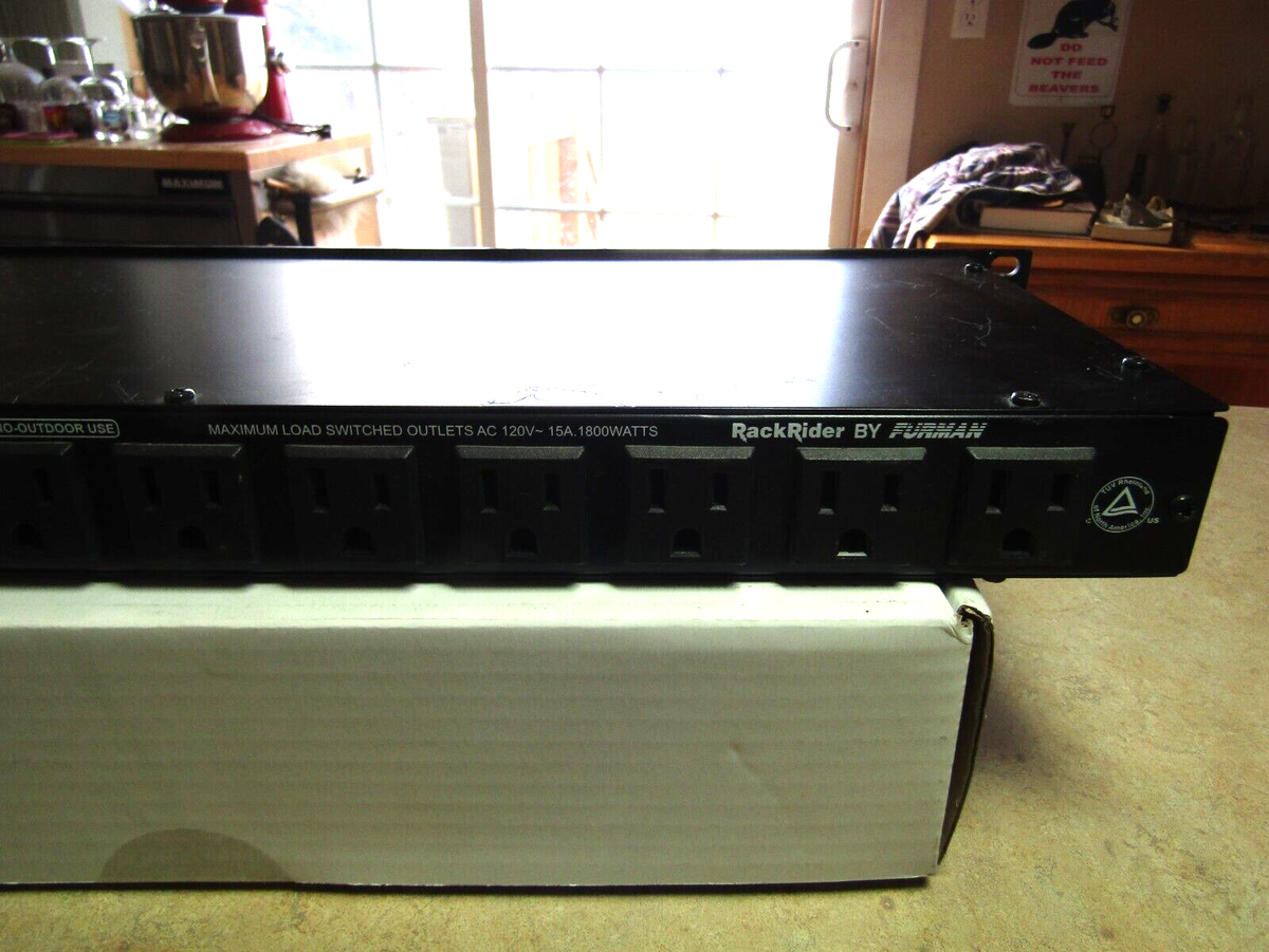 Furman RR-15NL, RackRider power bar, rack mountable accessory