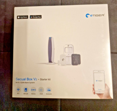 Kit Secual Box V2 eTiger Starker kit. Wi-Fi GSM Alarm System