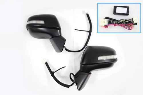 Power Fold LED Signal Side Mirror With wiring for HONDA CIVIC 2012~2015 9th Gen