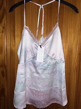 Ted Baker B Beautiful Ladies Camisole size 12 Satin Pink Marble New