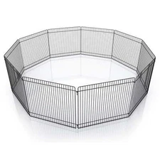 Pet Champion Small Animal Black Wire Playpen 10 (10"x9") Panels 32"D