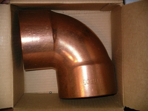 NIBCO 607 6" WROT Copper Pressure Fitting:  90 Degree Elbow | NIB