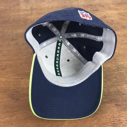 Sombrero gorra Seattle Seahawks NFL New Era ajuste elástico S/M - Imagen 6 de 8