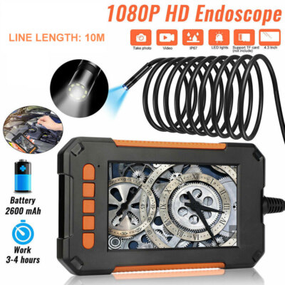 1080P LCD-Bildschirm Endoskop Kanal Wasserdicht Endoskopkamera 8mm HD Endoscope