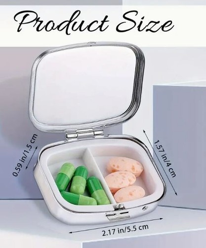 Fancy 2 Compartment Golden Girls Pill Box - Picture 4 of 5