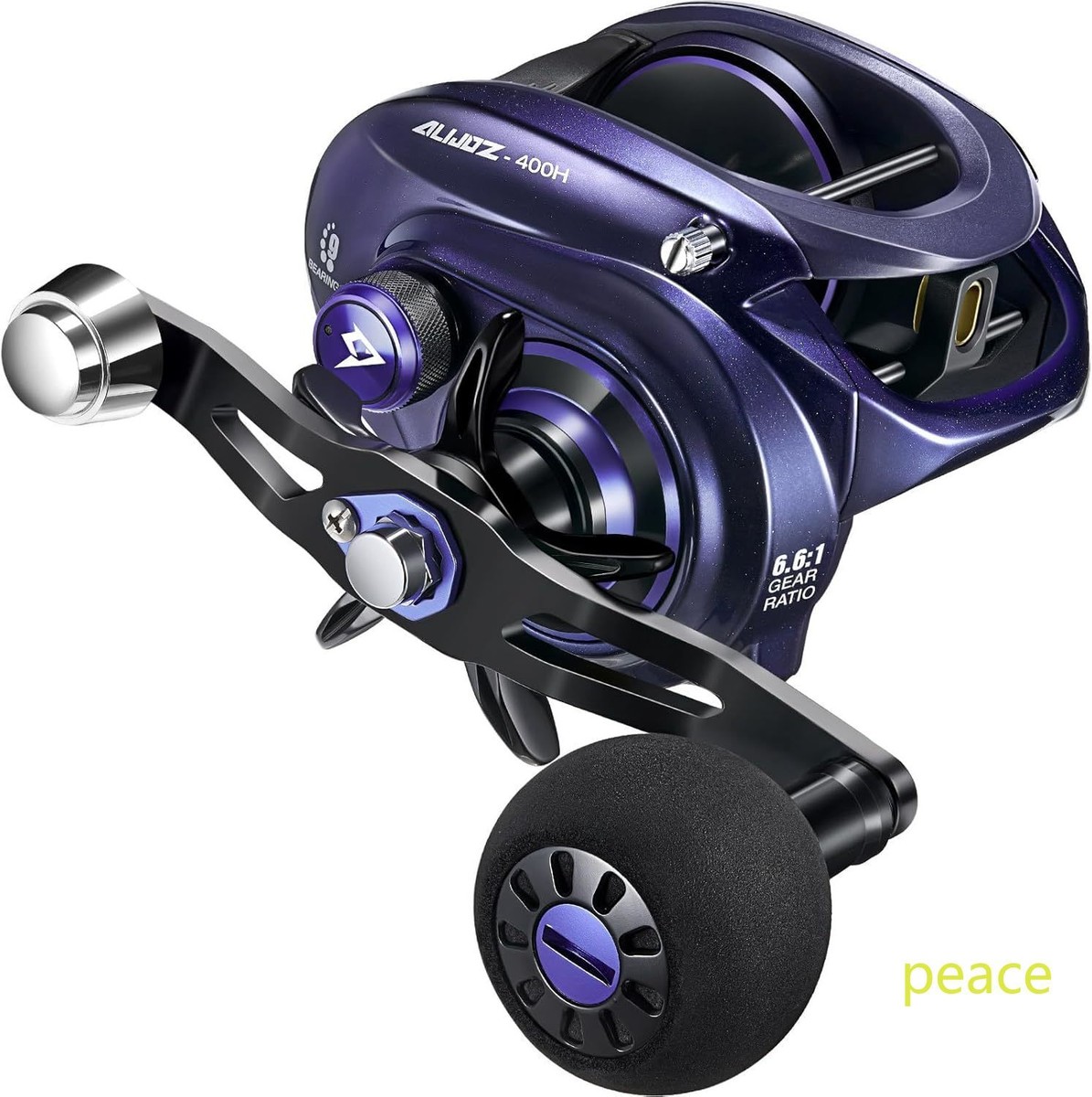 Piscifun Alijoz 400 Baitcaster Fishing Reel, 38Lbs Max Drag