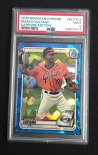 Marco Luciano 2020 Bowman Chrome Sapphire San Francisco Giants PSA 9 Mint