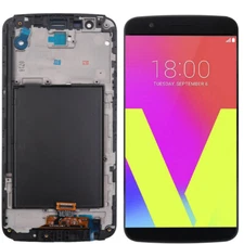 For LG Stylo 3 LS777 Black LCD Screen Touch Digitizer Display Replacement Frame