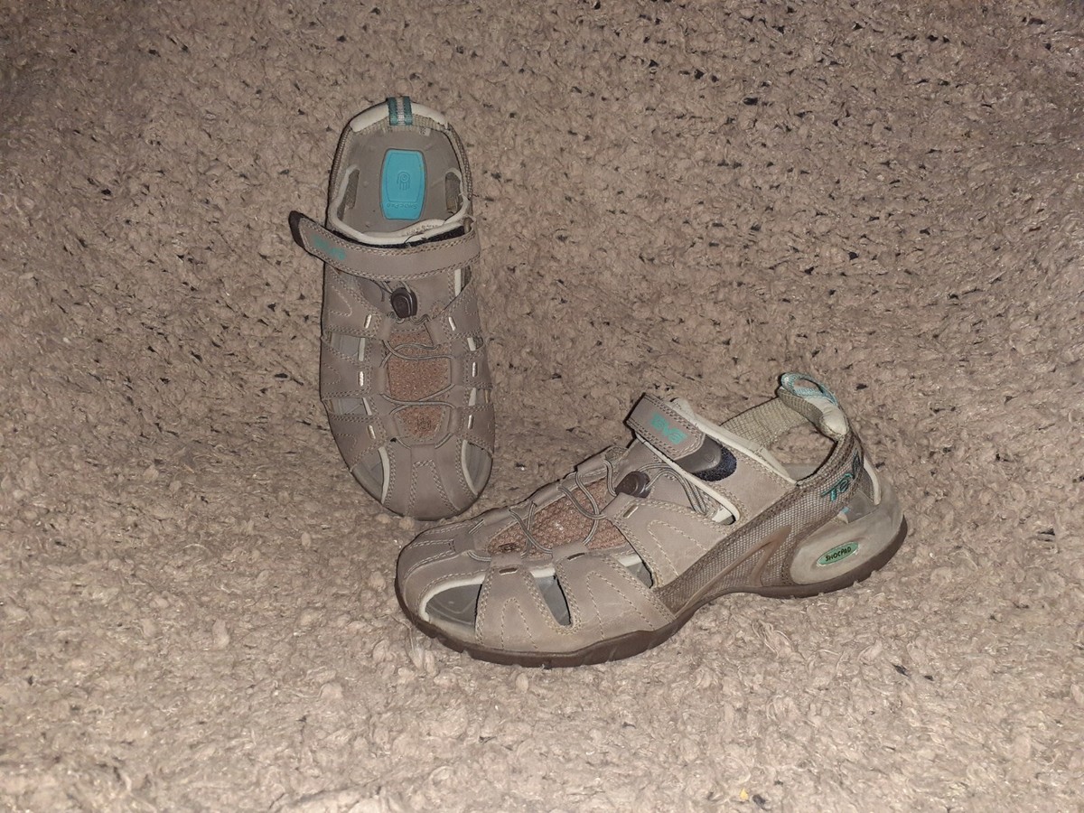 TEVA-Dozer III Hiking Sandal-4173-Brown-ShocPad-Size 7-Excellent
