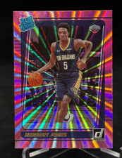 2021-22 Panini Donruss Rated Rookie Holo Laser Pink #207 Herbert Jones Pelicans