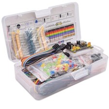 Breadboard Set Electronics Component DIY Kit with Plastic Box for 3830