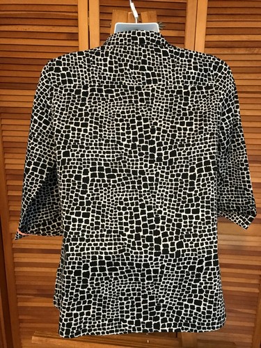 ORVIS WOMEN'S SIZE 12 100% COTTON WRINKLE RESISTANT 3/4 SLEEVE BLOUSE - MINT - Picture 7 of 9