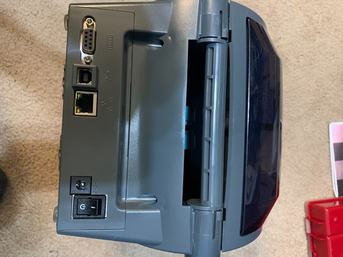 Zebra GX430T Thermal Barcode Label Printer Powers On Tested Works Printer Only - Picture 5 of 5