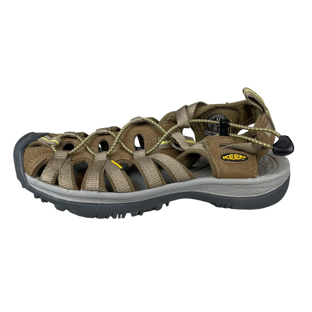 KEEN Brown Whisper Adjustable Outdoor Comfort Hiking Sandals 12 KEEN Whisper Brown Waterproof Sandals Outdoor Hiking Shoes  main image 3