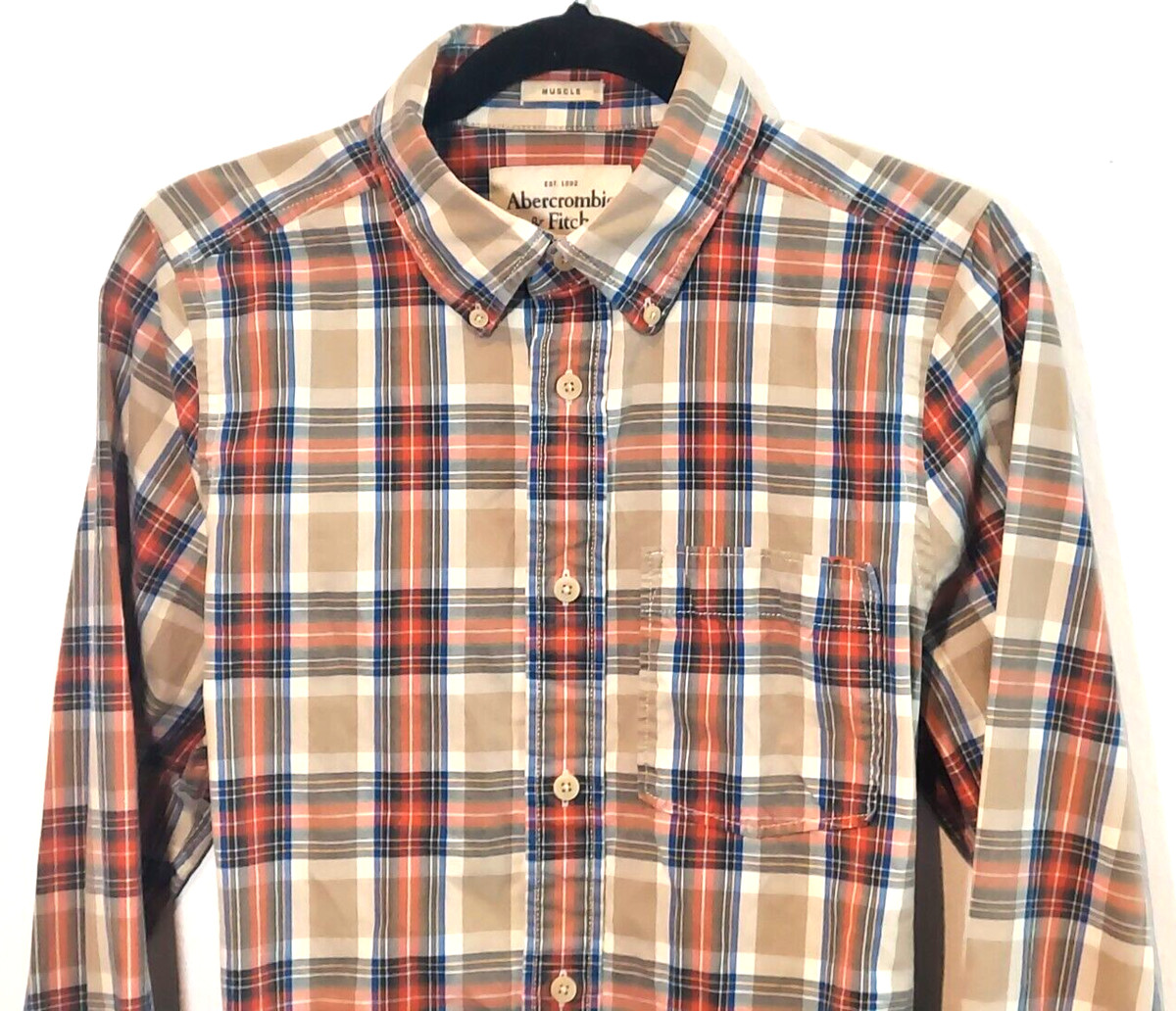 abercrombie and fitch check shirts