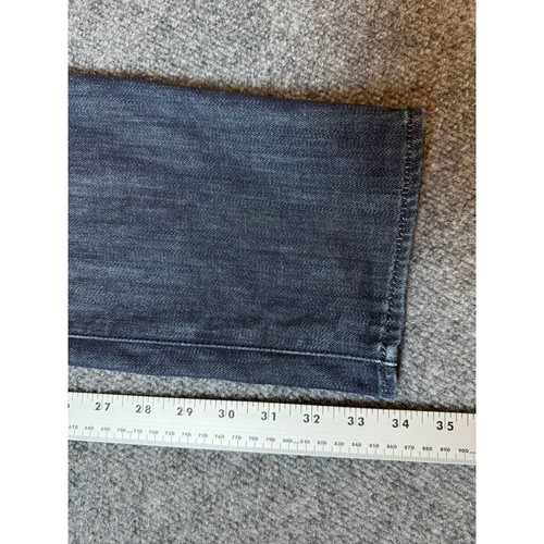 Pantalones de mezclilla elásticos lavados oscuros Rock & Republic para mujer 31 (33x34) rectos tiro bajo - Imagen 9 de 9