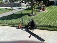 Echo (SRM-2620) Grass Trimmer/ Shindaiwa (EB854) Backpack Leaf Blower For Sale