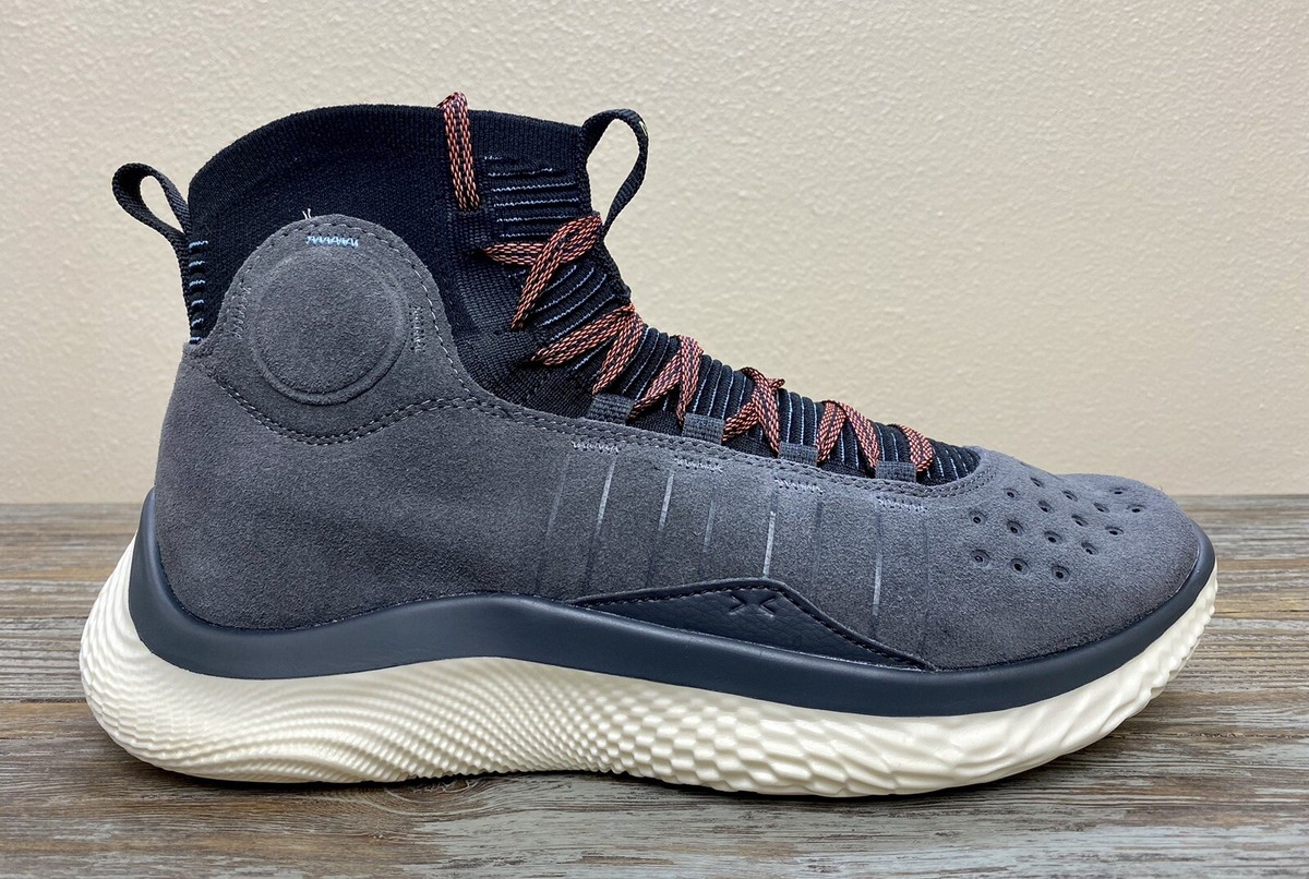 Under Armour Curry 4 FloTro Basketball Shoes US 10.5 Jet Grey 3024861-101 Under Armour Curry 4 FloTro Basketball Shoes Jet Gray  main image 4