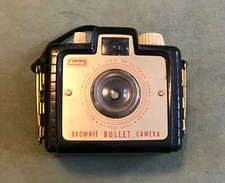 Vintage Kodak Brownie Bullet Bakelite Camera - Made in USA by Eastman Kodak