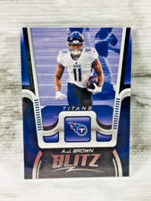 2021 PANINI PLAYBOOK FOOTBALL #BTZ-AJB A.J. BROWN (BLITZ) INSERT CARD TITANS!