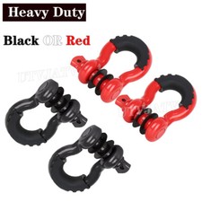 2 Or 4 Pack D Ring Shackles 34 With 78 Pin Heavy Duty Towing Accessories