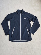 Horseware Ireland Size S Equestrian Jacket Blue Soft Shell Waterproof Full Zip