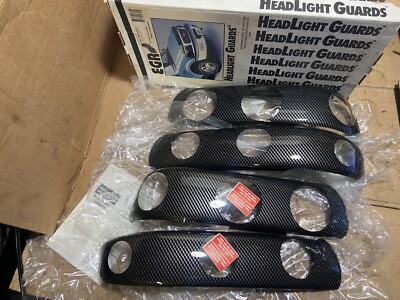 EGR 521520 3D Carbon Fiber Headlight Guard Set -- 1999 Chevy Silverado 1500 NEW