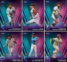 2022 TOPPS X STEVE AOKI BASEBALL PARTY WAVE 2 COMPLETE 100 BASE CARD SET