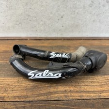 Calcomanía de salsa de barras de escalada negras de 22,2 mm negras con extremos de barra de montaña de colección para Onza