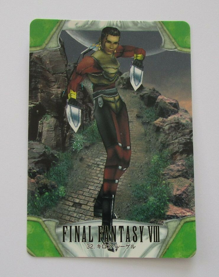 Final Fantasy VIII Kiros Seagill No.32 Carddass 1999 Bandai