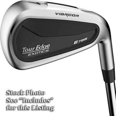 Tour Edge Exotics E725 Irons - Choose Make Up, Shaft, Flex & Specs - NEW