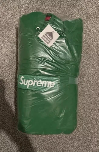 Sweat à capuche Supreme Box Logo Vert FW24 Taille M Medium Cadeau de Noël parfait !